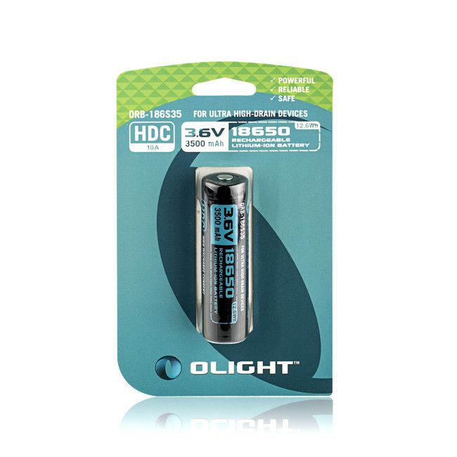 Акмуляторна батарея Olight 18650 HDС (10A) 3500mAh