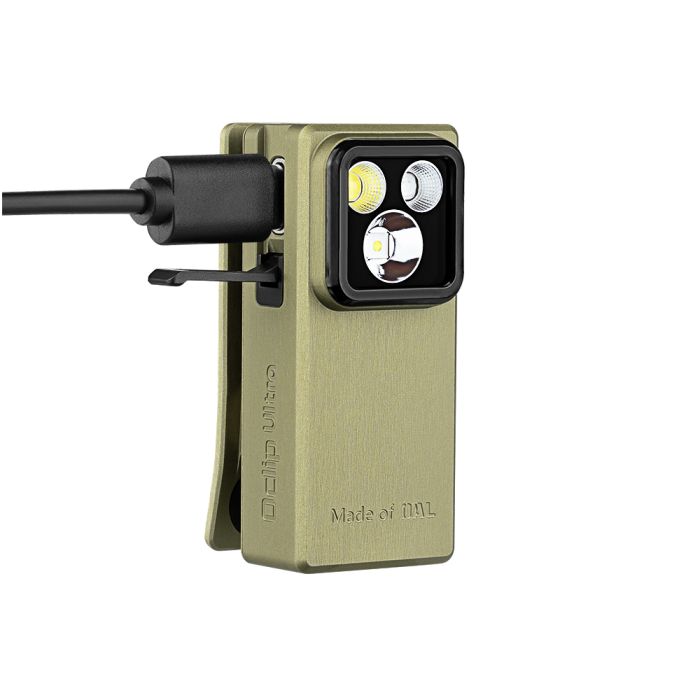 Ліхтар Olight Oclip Ultra Clip-On EDC Olive Green