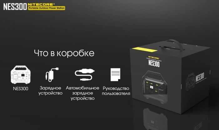 Зарядна станція Nitecore NES300 (86400mAh)