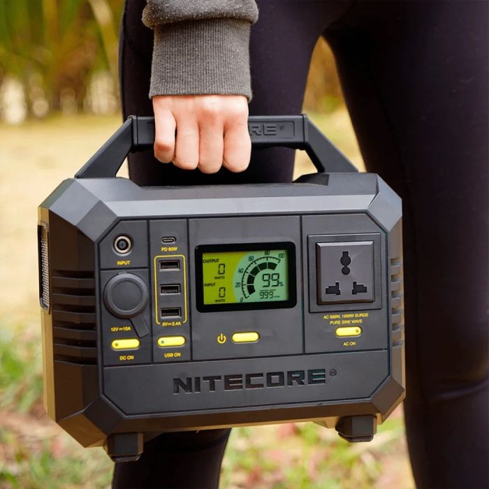 Портативна зарядна станція Nitecore NES500 (144000 mAh)