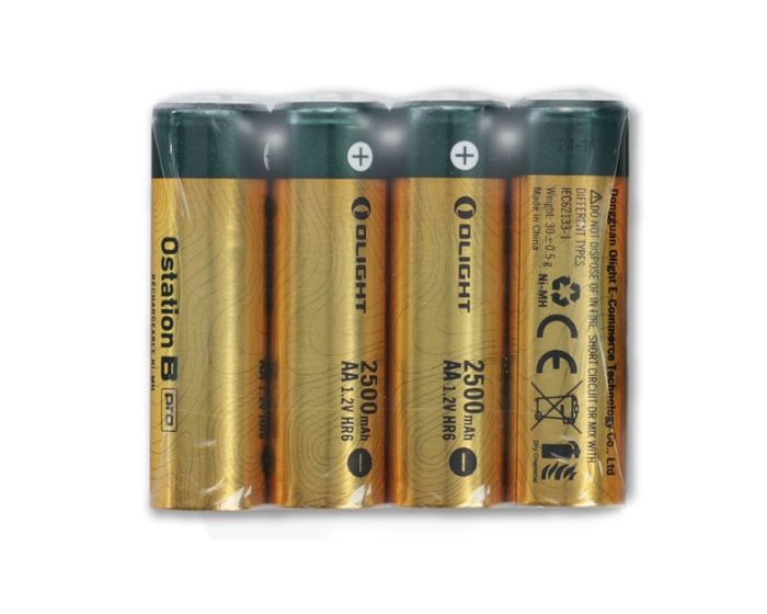 Акумулятори Olight AA 2500mAh 1.2V NiMH Battery  Box of 4