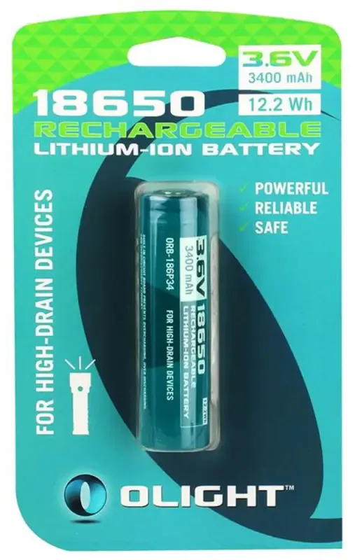 Акумуляторна батарея Olight 18650 3.6V 3400 mAh