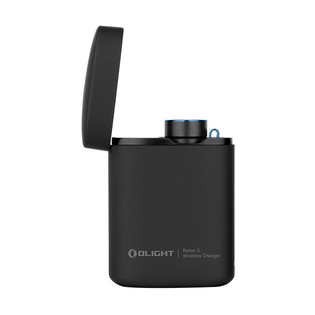 Ліхтар Olight Baton 3 Premium Black із зарядною станцією