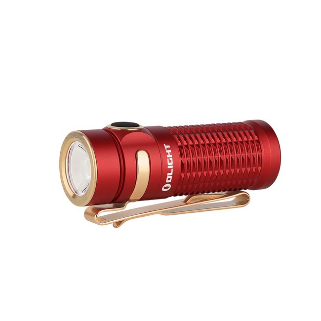 Ліхтар Olight Baton 3 Premium Red із зарядною станцією