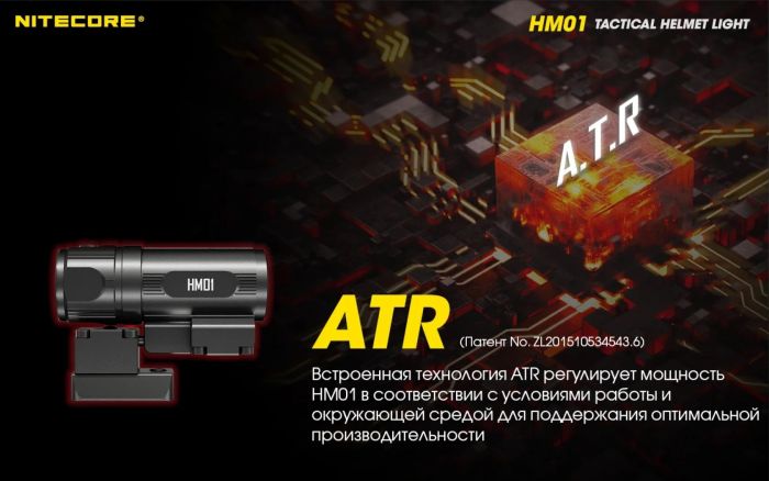 Ліхтар Nitecore HM01 (Luminus SST-20-W, 320 люмен, 2 режимів, 1  CR123)