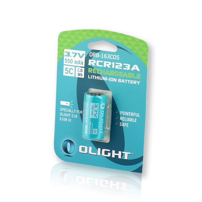 Акумуляторная батарея Olight RCR 123 Li-Ion 550mAh