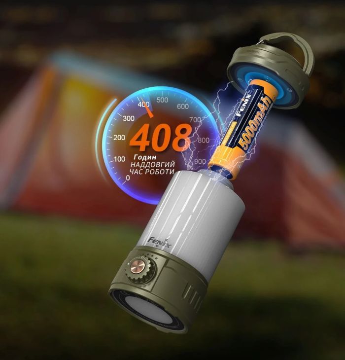 Ліхтар кемпінговий Fenix CL26R Pro мармуровий білий