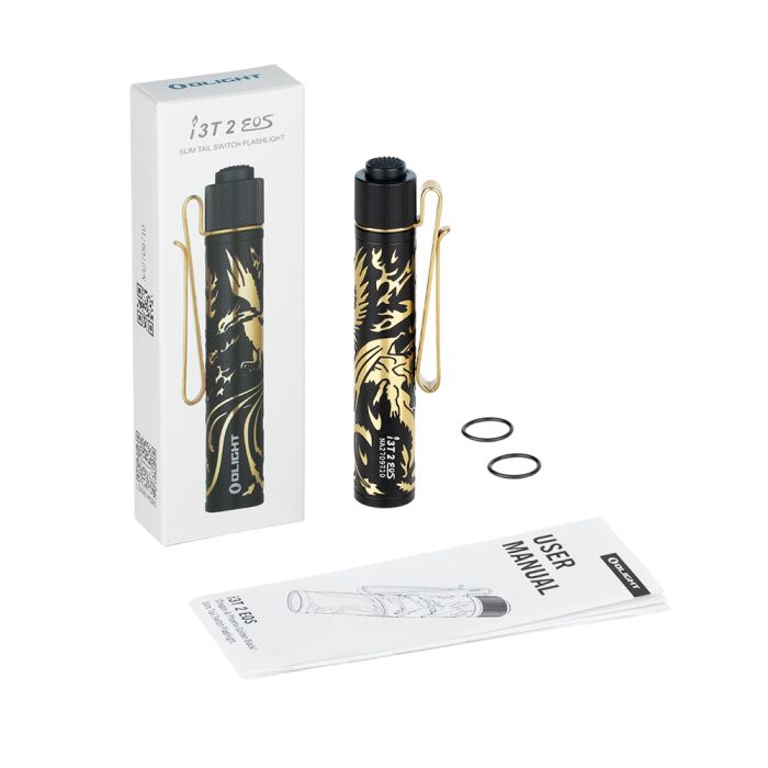 Ліхтар Olight I3T 2 EOS 300 lm Dragon & Phoenix Golden