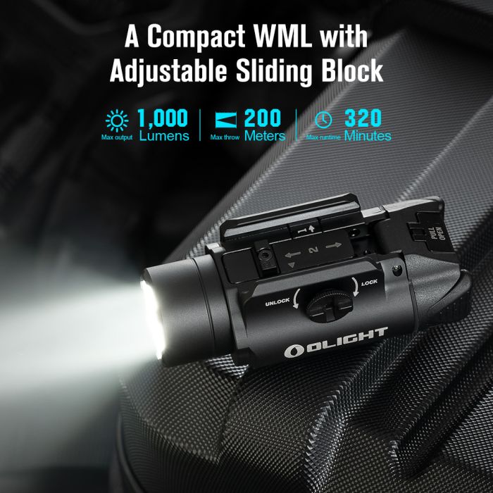 Ліхтар Olight PL-3S Valkyrie 1000 лм Black