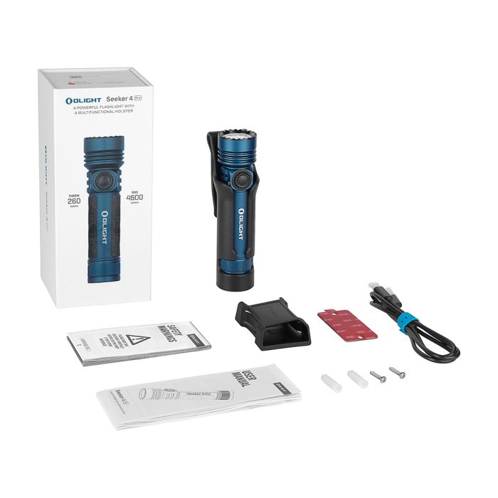 Ліхтар Olight Seeker 4 Pro CW Midnight Blue 4600 lm