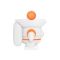 Зарядний пристрій Olight Obuddy з магнітною док-станцією для Obulb Orange