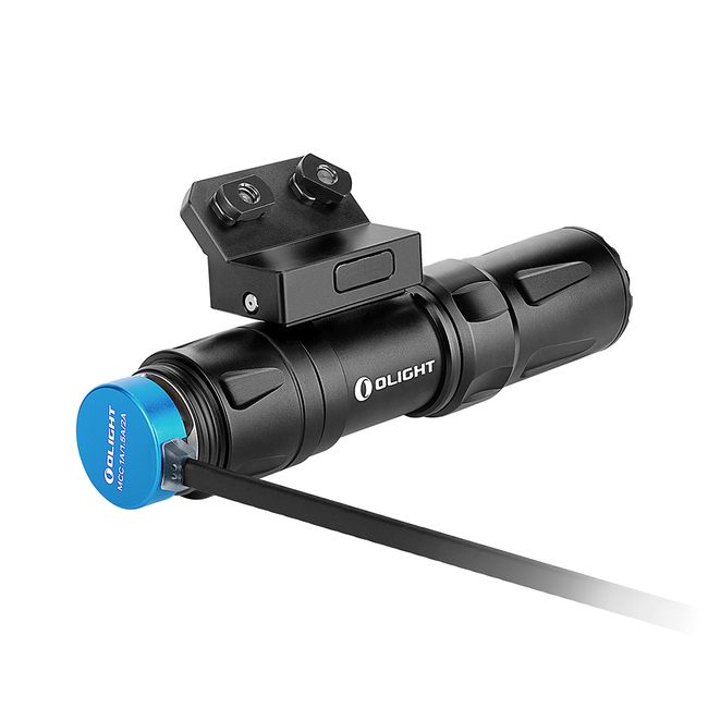 Ліхтар Olight Odin Mini Black з кріпленням M-LOK та виносною кнопкою