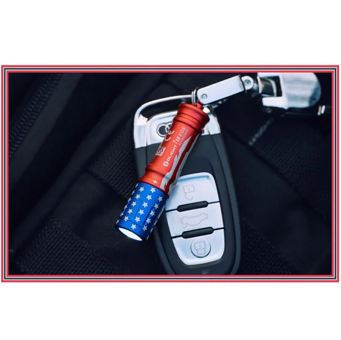 Ліхтар дармовіс Olight i3E EOS Keychain Flashlight Stars & Stripes Edition