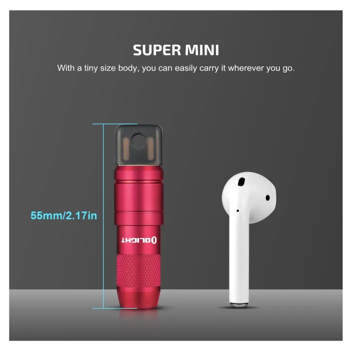 Ліхтар Olight iMini 2 Passionate Red 50 Lm