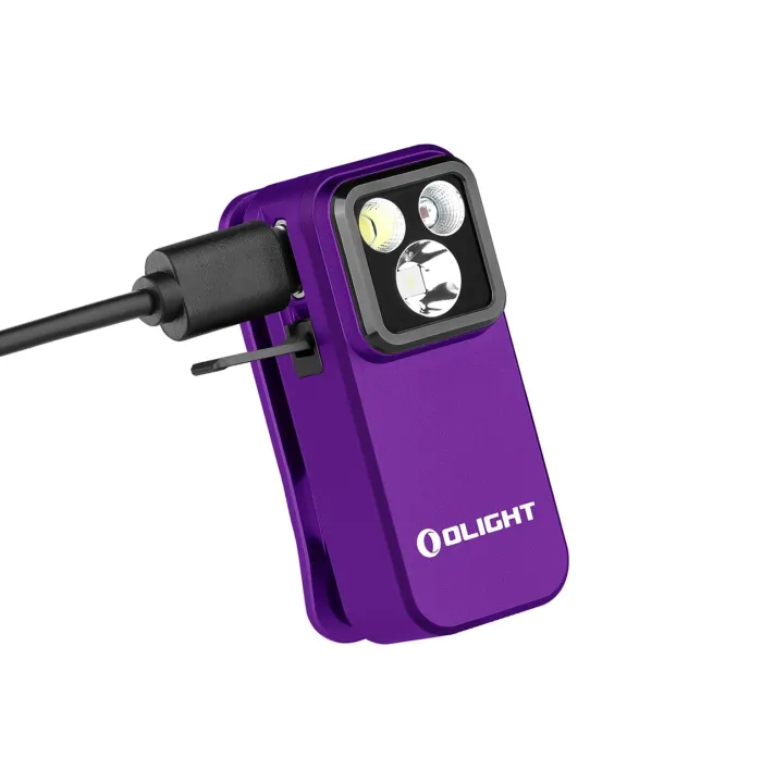 Ліхтар Olight Oclip Pro Purple