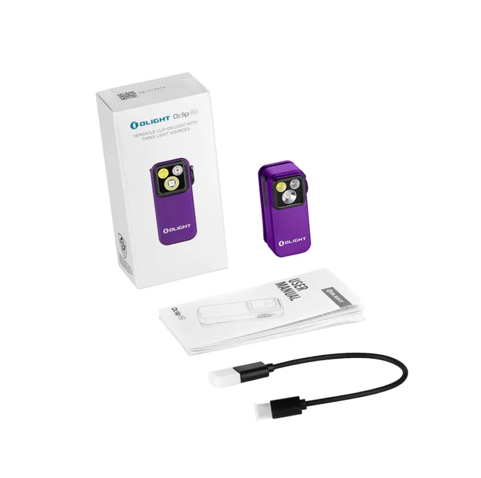 Ліхтар Olight Oclip Pro Purple
