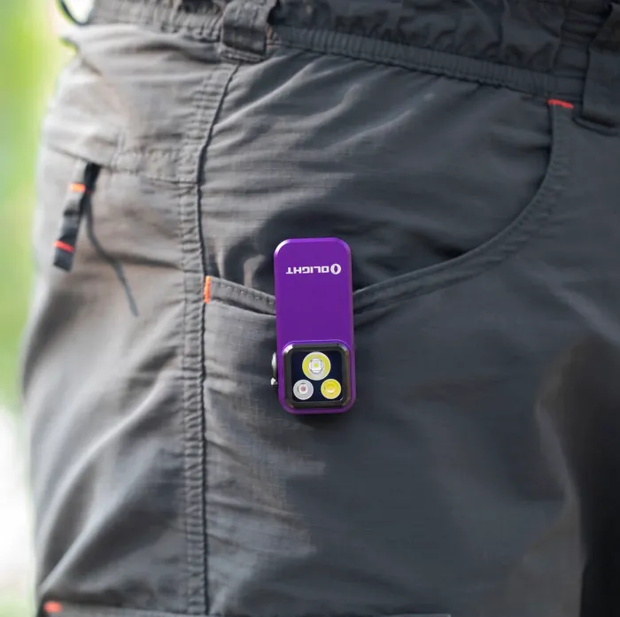 Ліхтар Olight Oclip Pro Purple