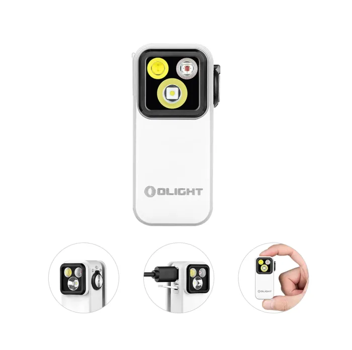Ліхтар Olight Oclip Pro White