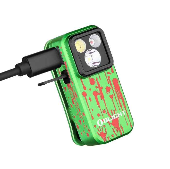 Ліхтар Olight Oclip Pro Zombie Green