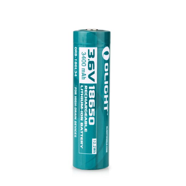Акумуляторна батарея Olight 18650 3.6V 3400mAh з кейсом
