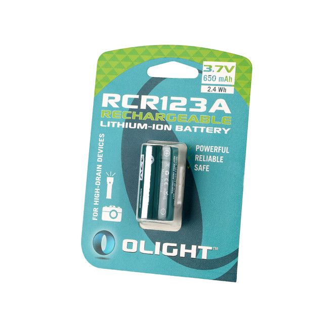 Акумуляторна батарея Olight RCR 123 Li-Ion 650 mAh