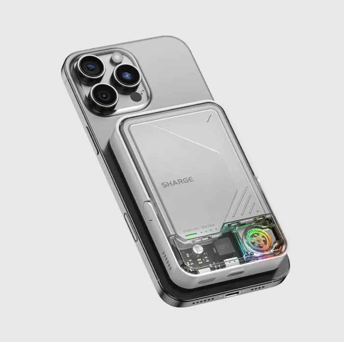 Магнітний бездротовий повербанк SHARGE ICEMAG 2 Power Bank 30w 10000 mAh
