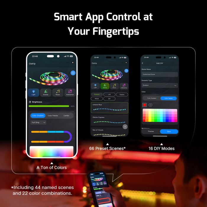 Світлодіодна стрічка Olight Ostrip LED 5050 RGB